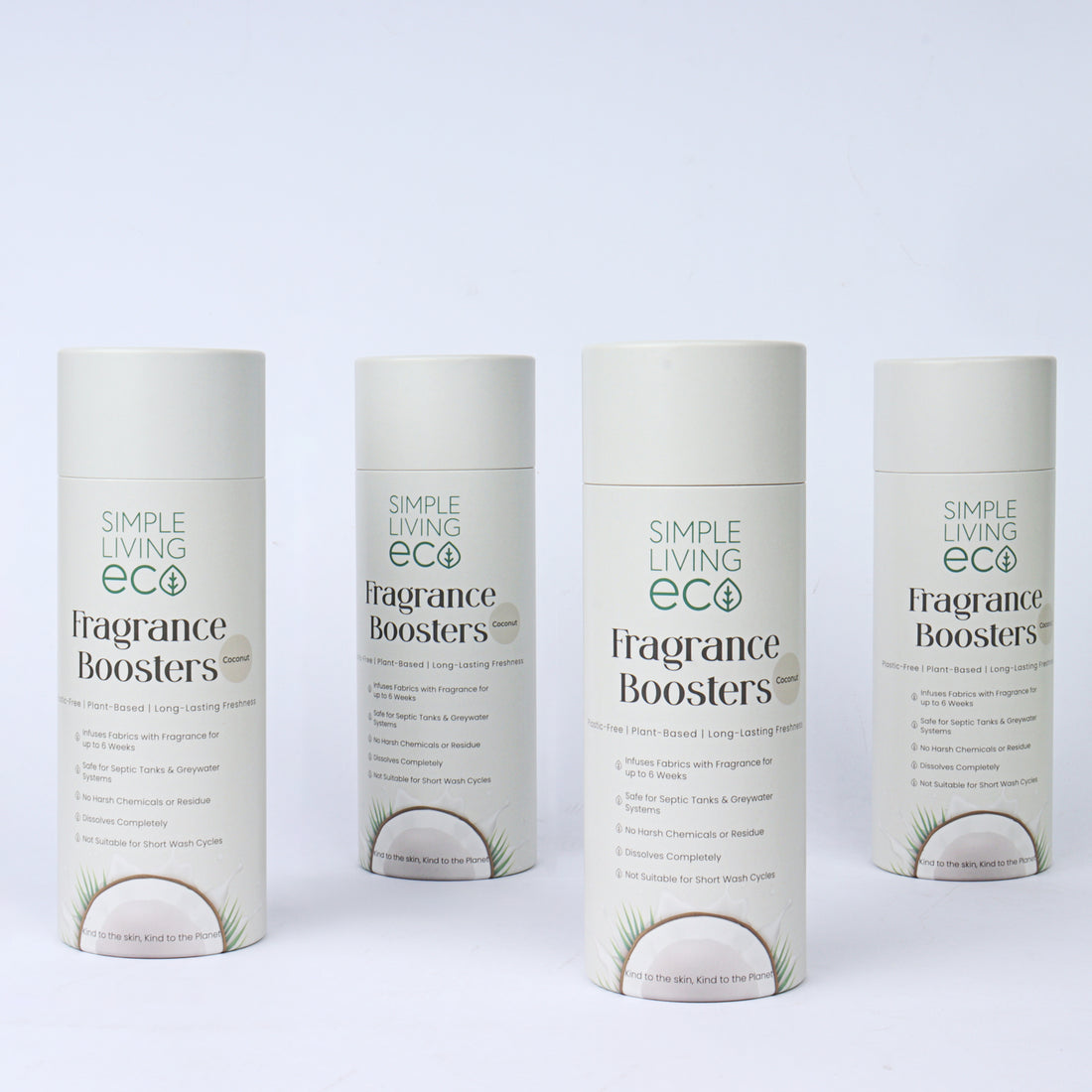 UK Made Plant-Based Fragrance Booster Beads for Laundry – Spring Fresh & Coconut - Buy One Get One Half Price!