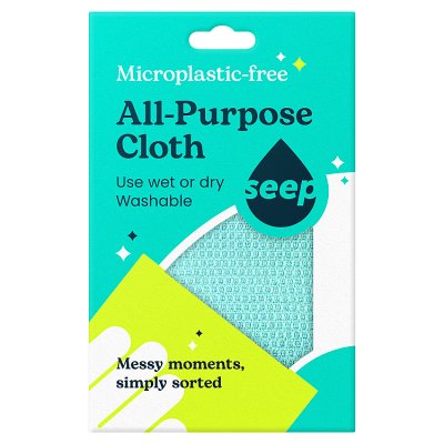 Seep All-Purpose Cleaning Cloth | Plastic-Free Lyocell Reusable Cleaning Cloth