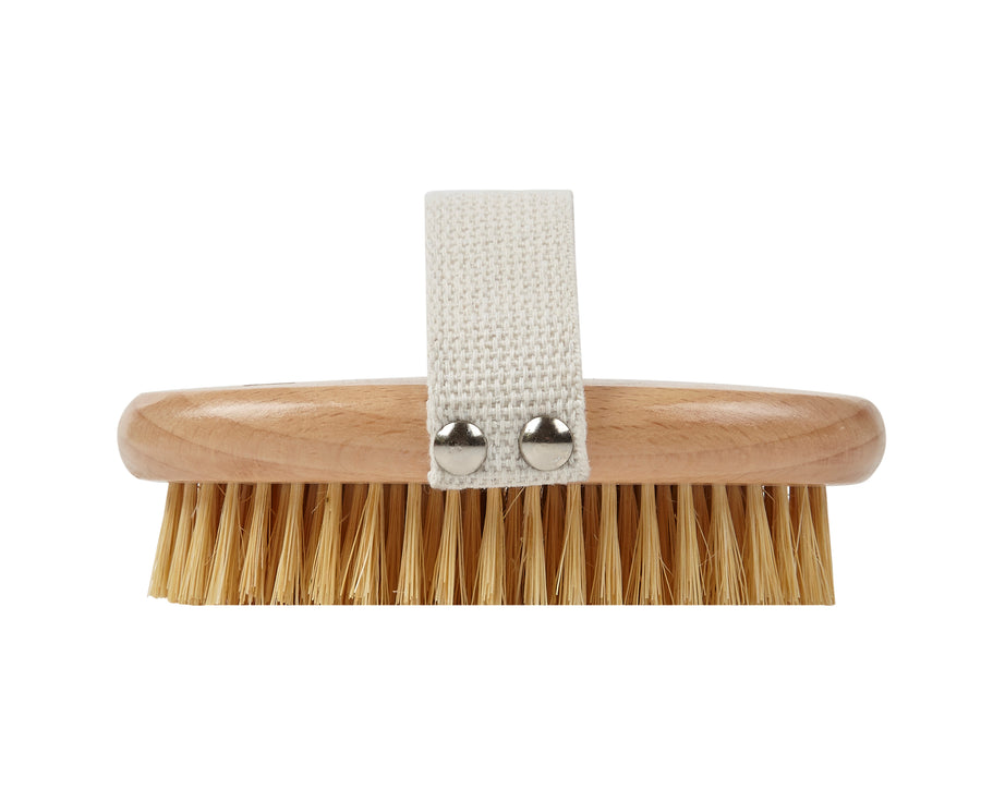 Re:gn Natural Beechwood & Sisal Body Brush – Eco-Friendly Exfoliating Dry Brush