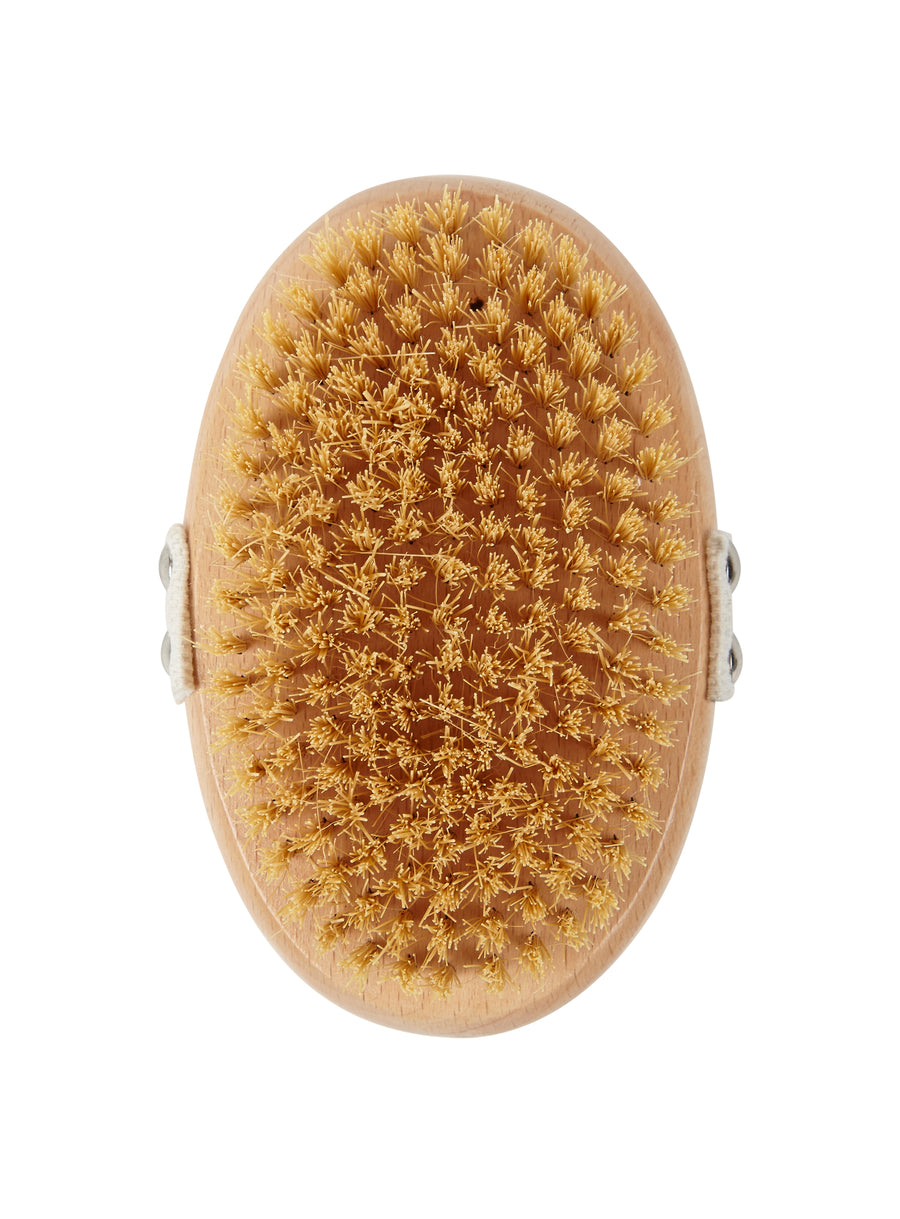 Re:gn Natural Beechwood & Sisal Body Brush – Eco-Friendly Exfoliating Dry Brush