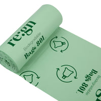 80L Biodegradable Eco Friendly Bin Bags, Eco Waste Disposal - 20 Pack