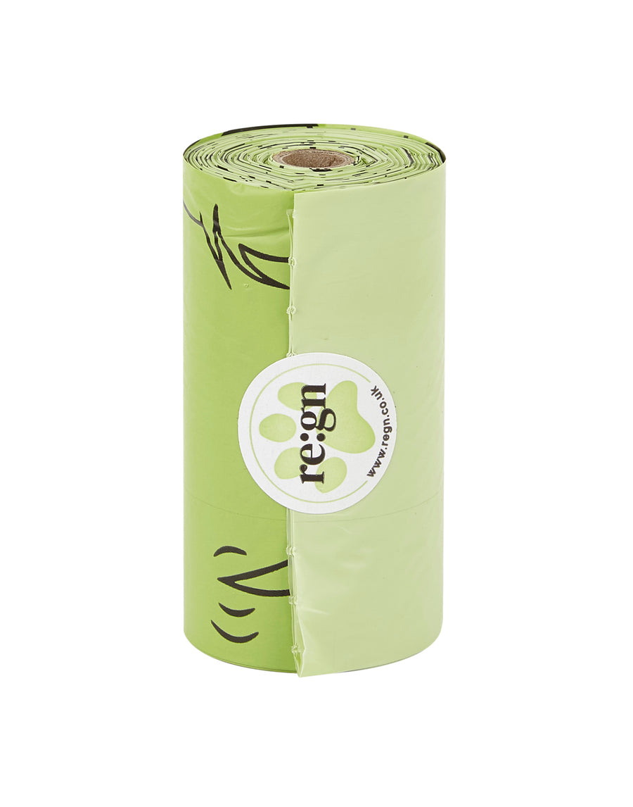 Re:gn Extra Thick & Strong Compostable Dog Poop Bags – 120 Bags per Pack