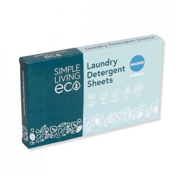 Natural Laundry Detergent Sheets - Unscented -32 Sheets - REGN