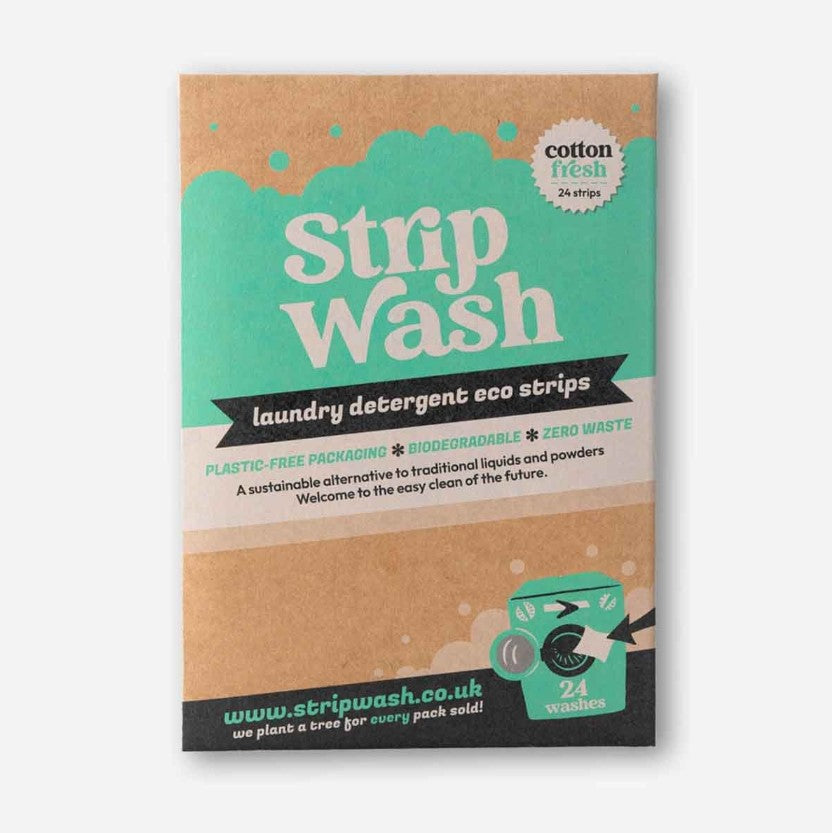 StripWash Laundry Detergent Sheets Cotton Fresh – 24 Sheets - REGN