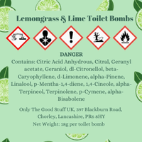 10x Toilet Bombs - Lime & Lemongrass