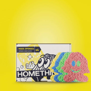 Spongethings Magic Expanding Plant-Based Cleaners (4-Pack)