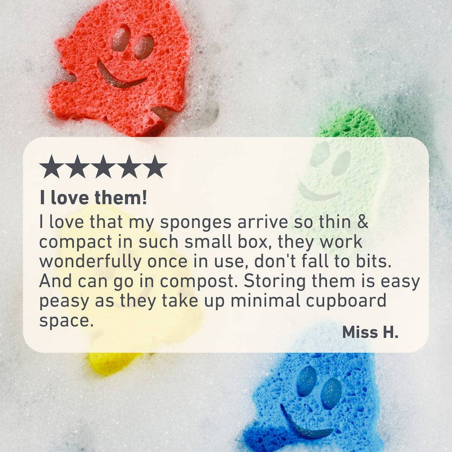 Spongethings Magic Expanding Plant-Based Cleaners (4-Pack)