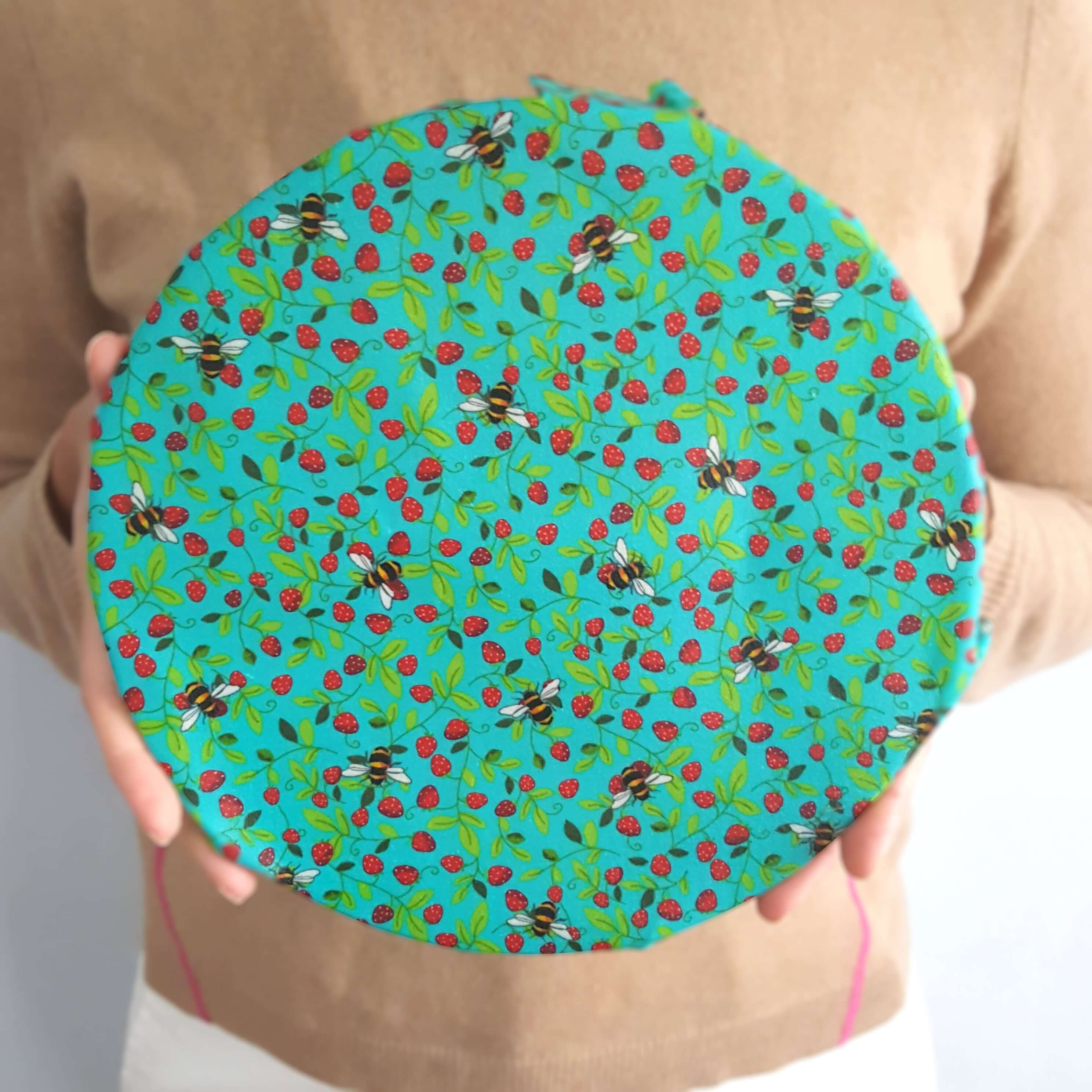 *Set of 2 Large Handmade Beeswax Wraps | Beetastic