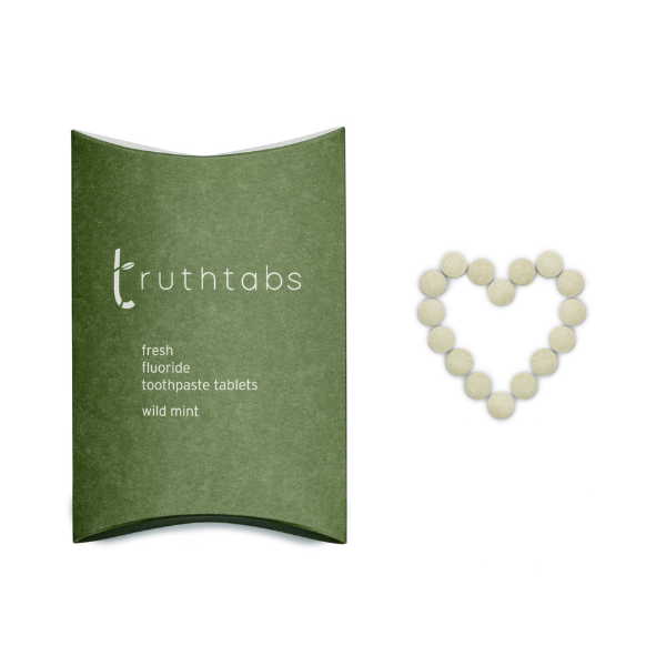 A years supply of Truthtabs - Award Winning Wild Mint Toothpaste Tablets