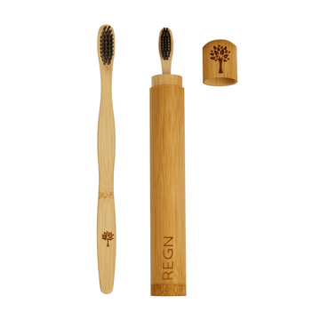 Bamboo Toothbrush & Case