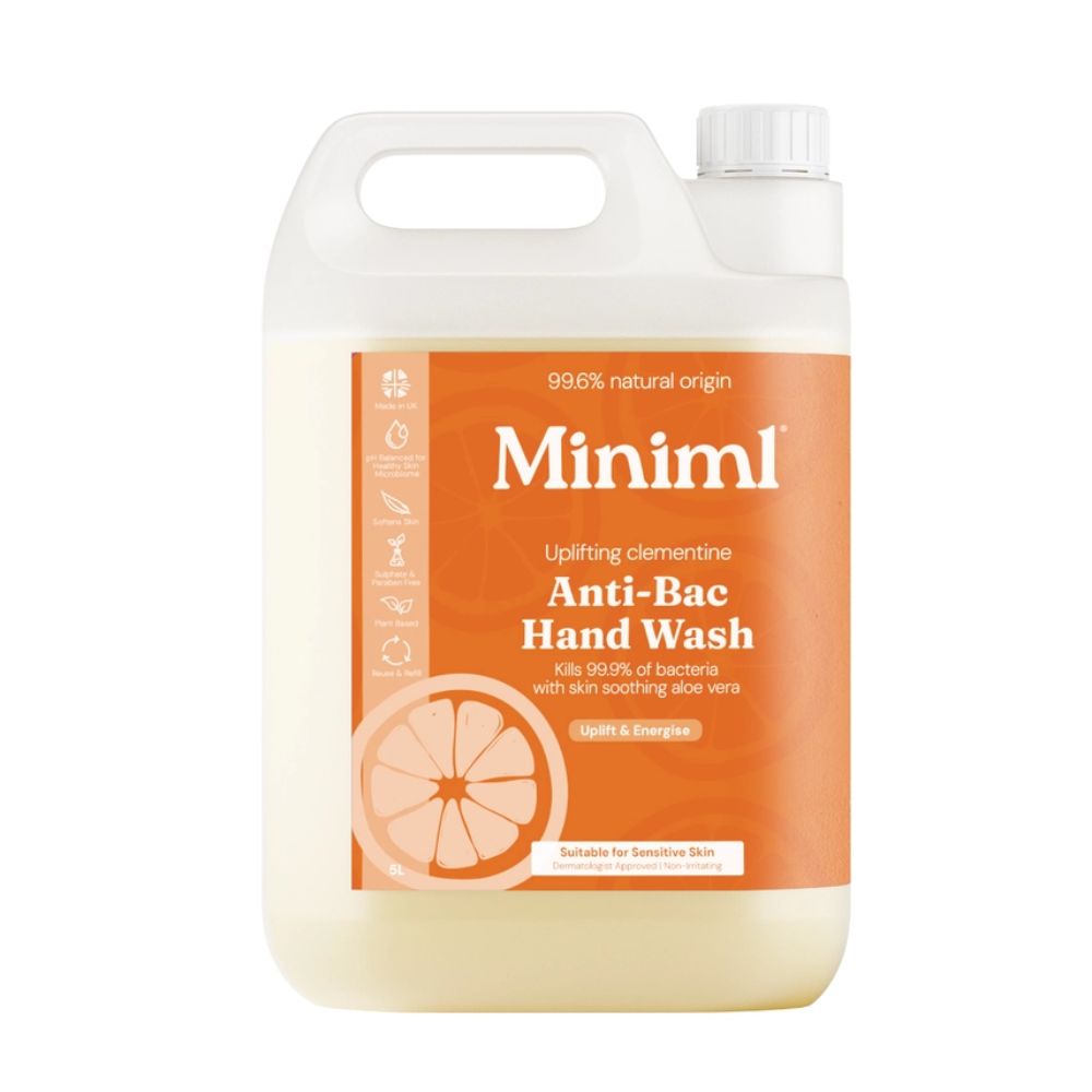 Uplifting Clementine Anti-Bac Hand Soap – 5L Refill Gel Cleanser