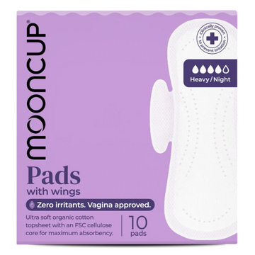 Pads with Wings | Heavy/Night (10 pack) | Plastic-free