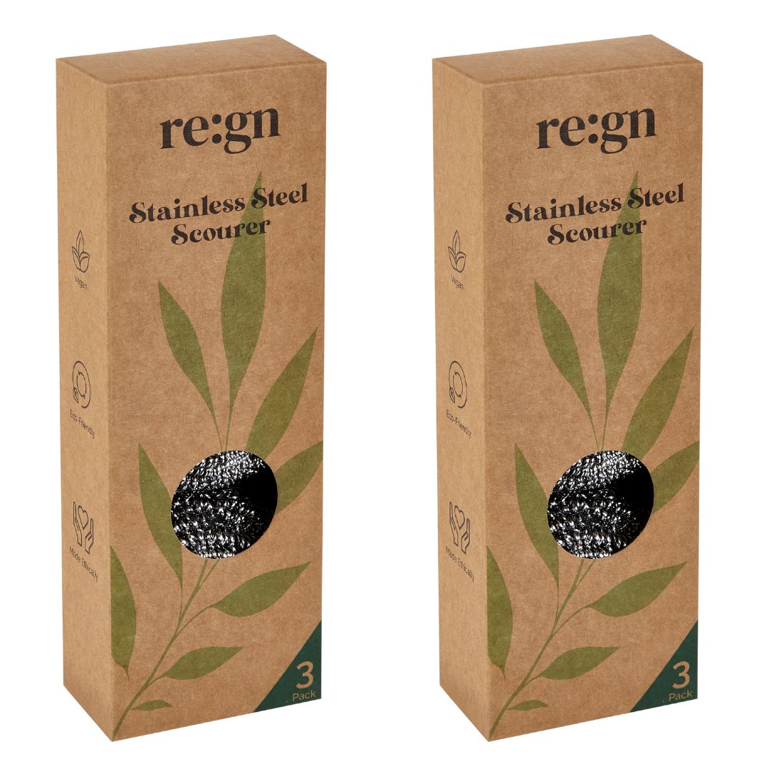 Stainless Steel Scourers - 3 Pack
