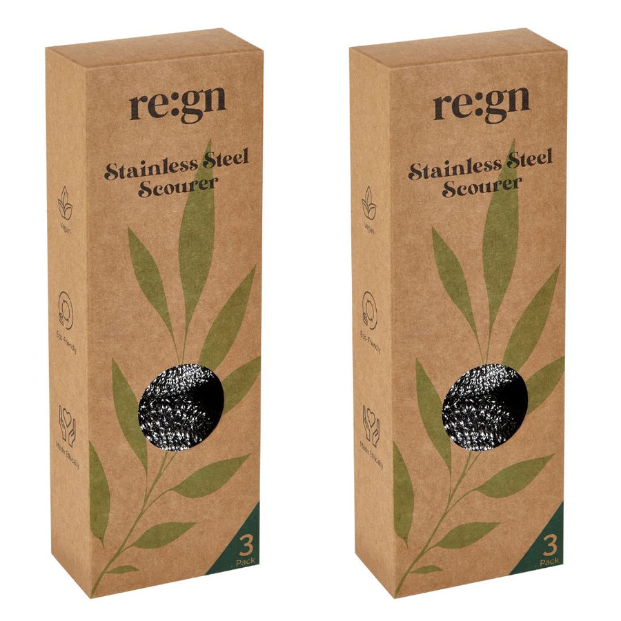 Stainless Steel Scourers - 3 Pack
