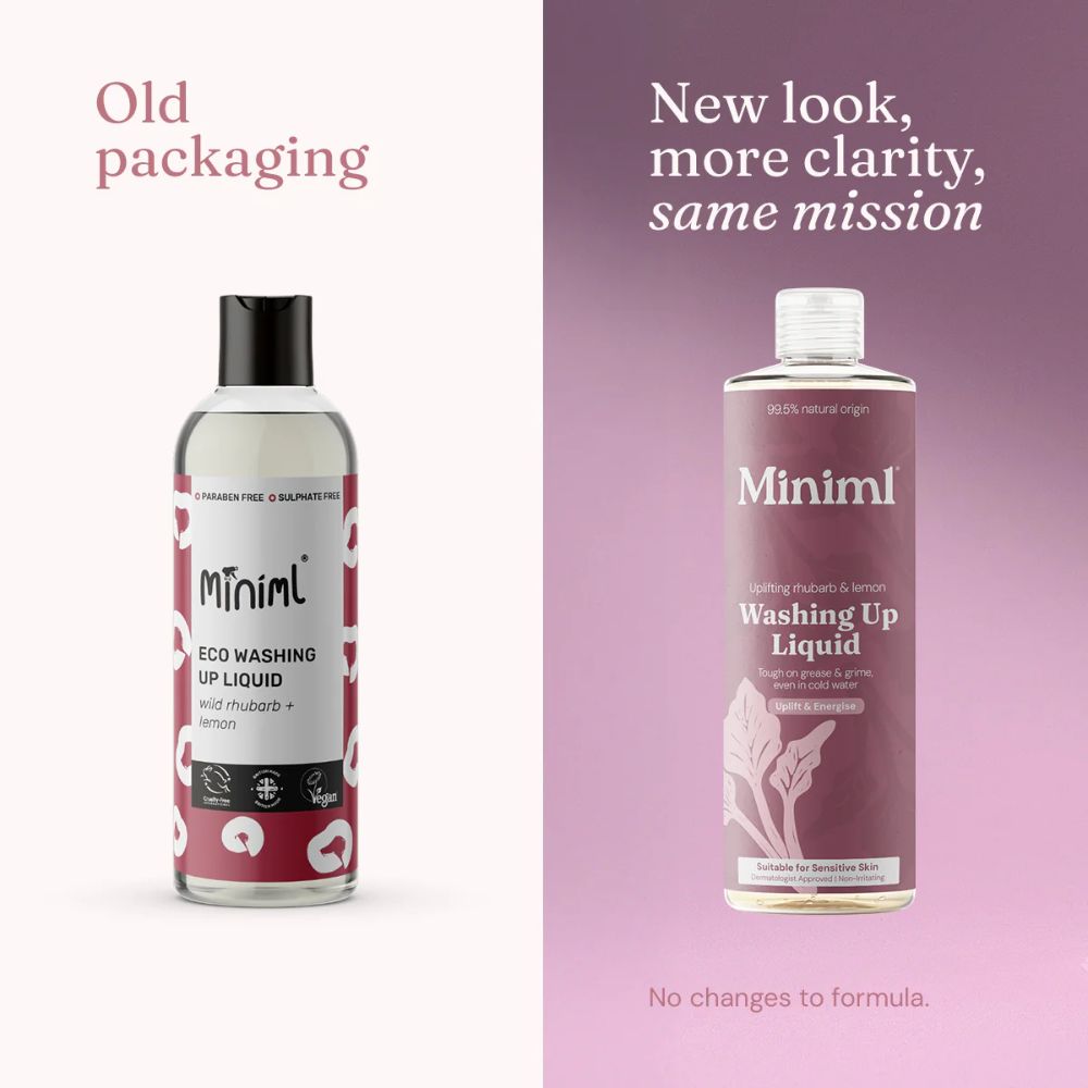 Washing Up Liquid - Uplifting Rhubarb + Lemon | 400ml
