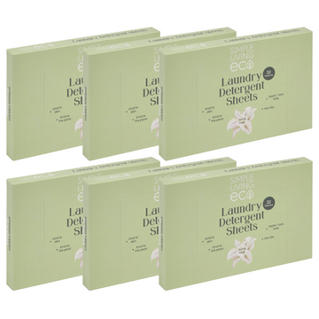 Simple Living Eco Laundry Detergent Sheets | Plastic Free | Made in the UK | 192 Washes