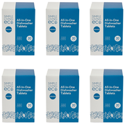 Simple Living Eco All-In-One Dishwasher Tablets | Plant-Based & Plastic-Free | 180 Tablets | Made In The UK