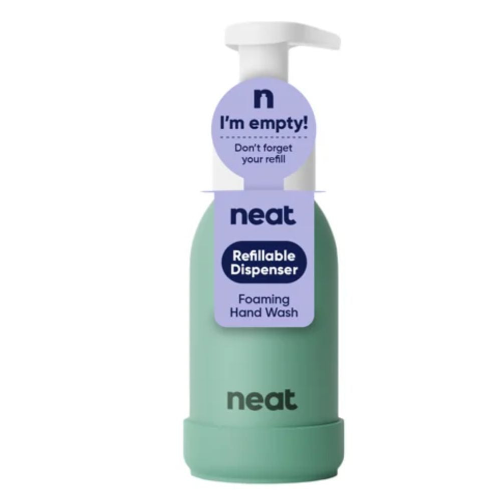 Neat Refillable Foaming Hand Wash Dispenser – Recycled Aluminium Bottle (Sage, Stone, Midnight)
