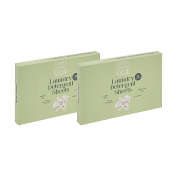 Simple Living Eco Laundry Detergent Sheets | Plastic Free | Made in the UK | 64 Washes