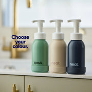 Neat Refillable Foaming Hand Wash Dispenser – Recycled Aluminium Bottle (Sage, Stone, Midnight)