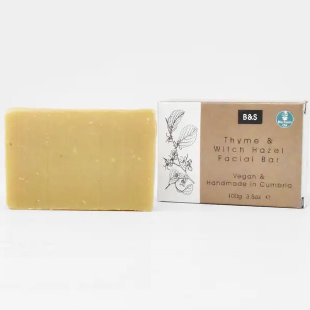 Thyme & Witch Hazel Organic Natural Facial Cleansing Soap - 100g