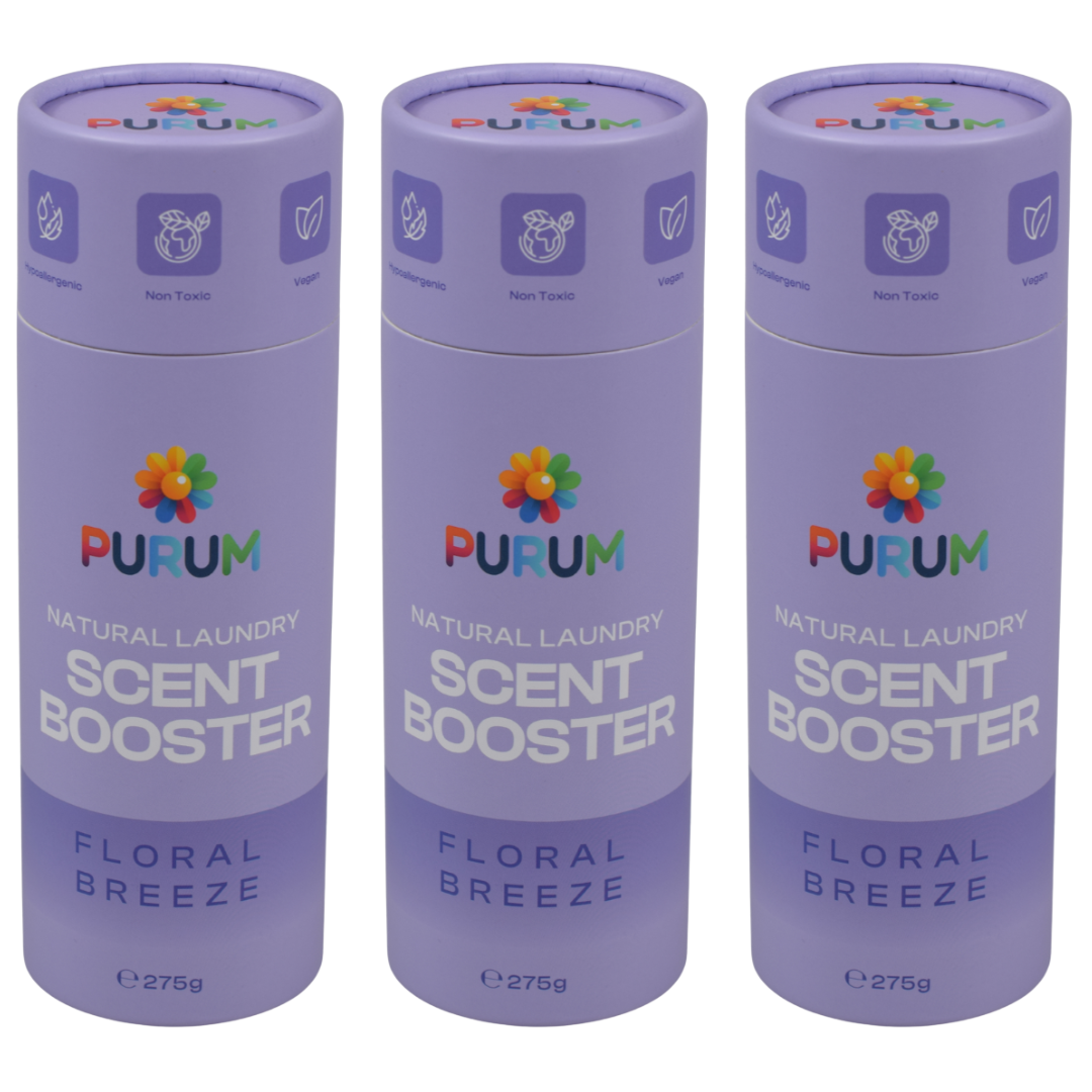 Purum Floral Breeze Laundry Scent Boosters – 3 Pack Bundle