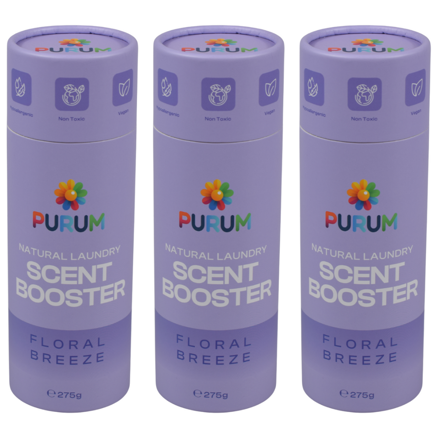 Purum Floral Breeze Laundry Scent Boosters – 3 Pack Bundle
