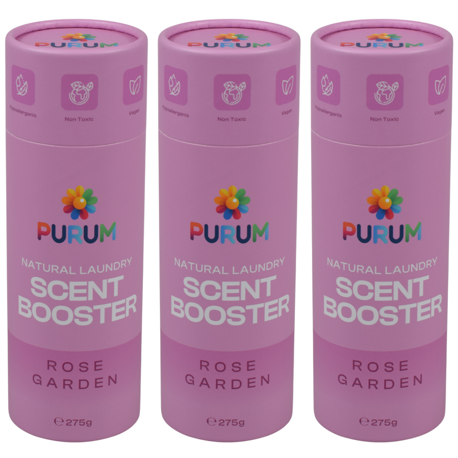 Purum Rose Garden Laundry Scent Boosters – 3 Pack Bundle