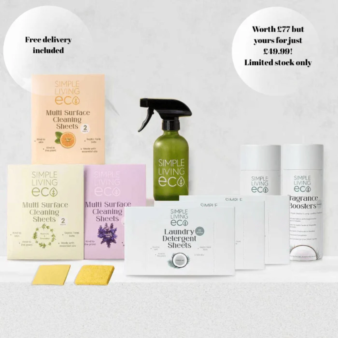Simple Living Eco Ultimate Cleaning & Laundry Starter Kit Bundle
