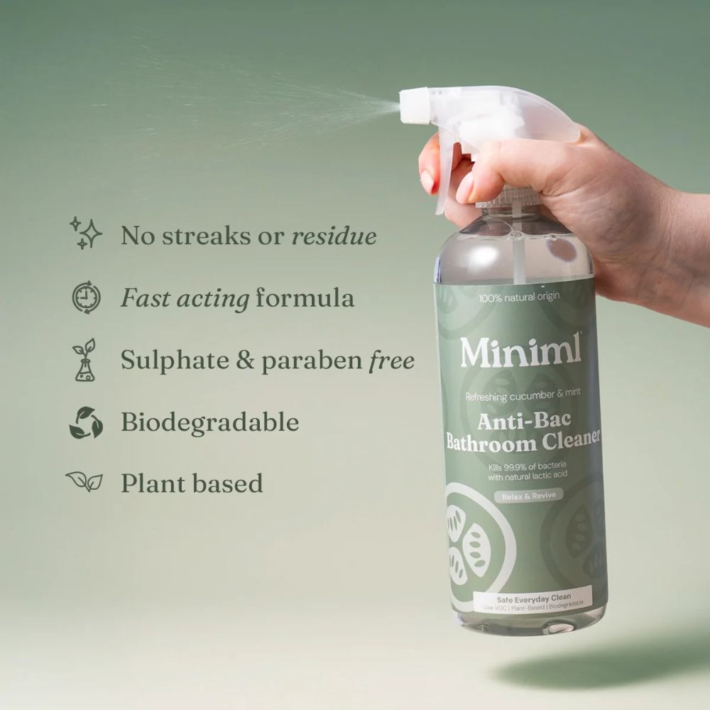 Miniml Bathroom Cleaning Bundle – 4-Piece Bathroom Cleaning Set