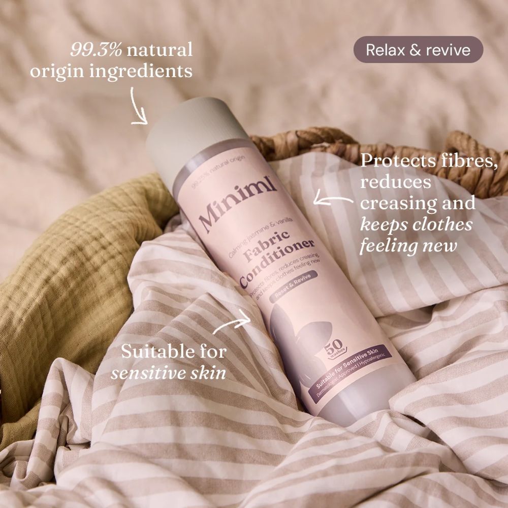 Calming Jasmine + Vanilla Fabric Conditioner 1L for Sensitive Skin