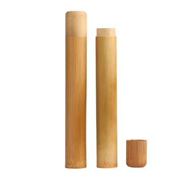 Bamboo Toothbrush Travel Case