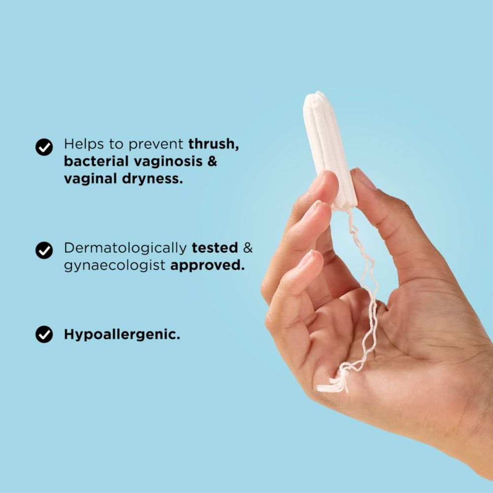 Mooncup Organic Cotton Applicator Tampons Super – 14 Pack Plastic-Free