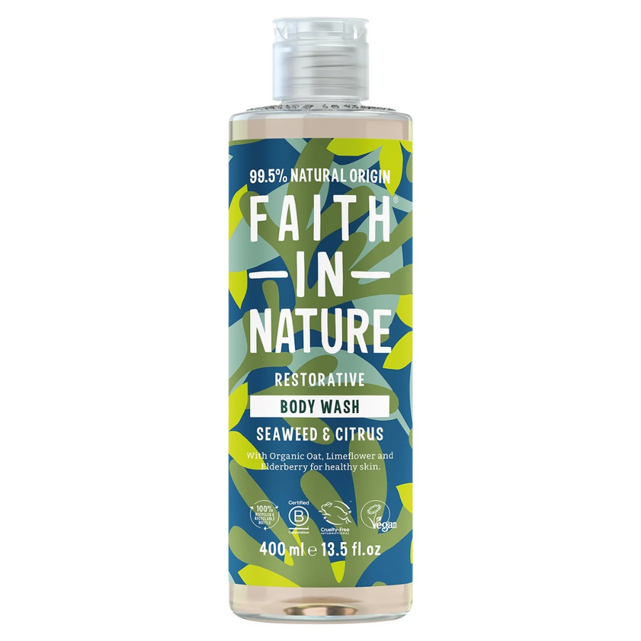 Faith in Nature Seaweed & Citrus Shower Gel and Foam Bath – Vegan & Natural