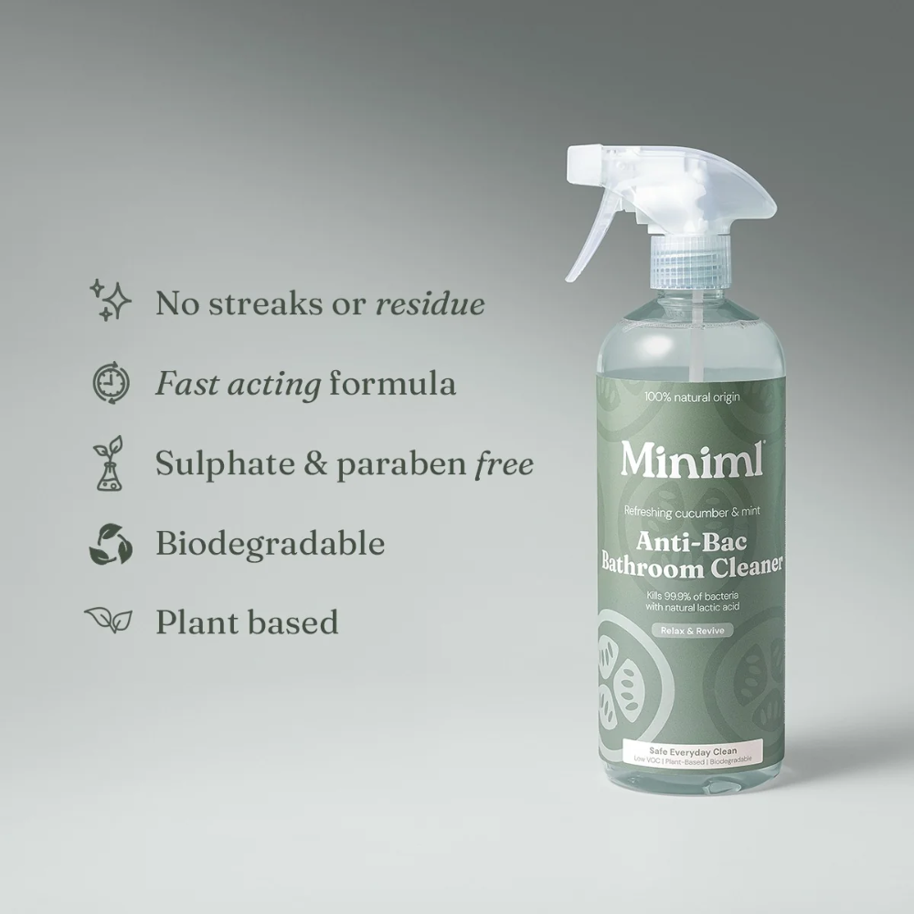 Anti-Bac Bathroom Cleaner – Refreshing Cucumber + Mint