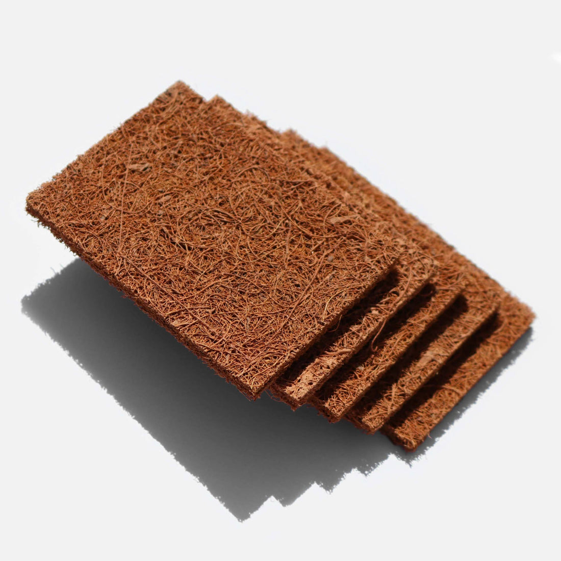 Zero Waste Club Biodegradable Coconut Kitchen Scourers - 5 Pack 