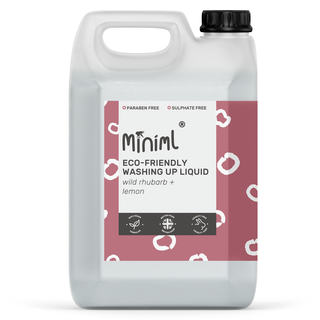 Wild Rhubarb & Lemon Washing Up Liquid – 5L Eco Refill
