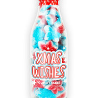 Xmas Wishes Sweet Bottle – Cherry Gummy Stars