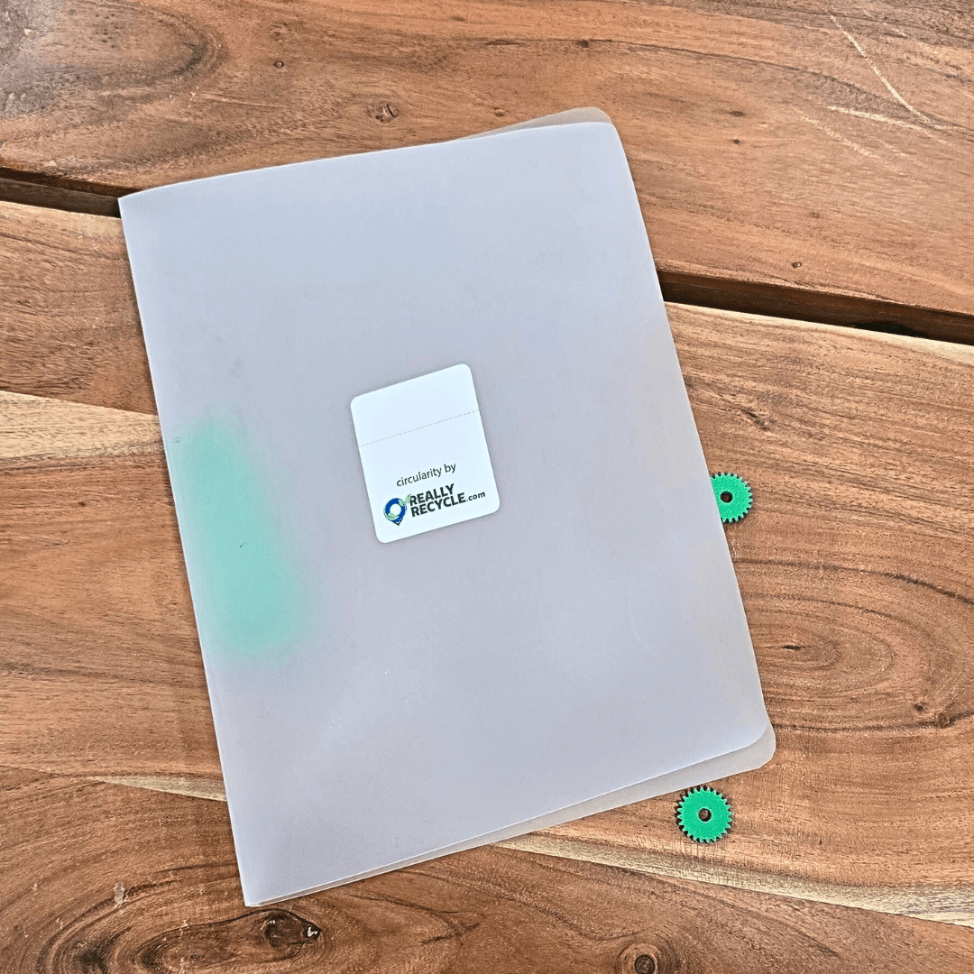 A4 ReallyRecycle folio with dry wipe cover - REGN