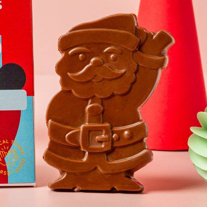 Chococo 47% Milk Chocolate Father Christmas | Handcrafted in Dorset