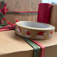 Colourful Festive Biodegradable Paper Tape 24mm x 50m