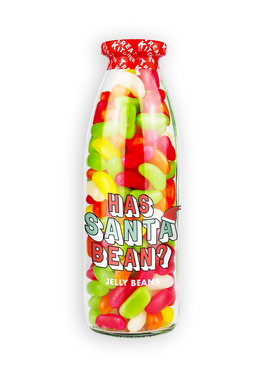 Has Santa Bean? Vegan Christmas Sweet Bottle – Jelly Beans 450g
