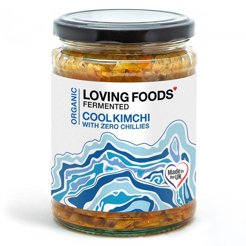 Organic Cool Kimchi – Unpasteurised No Chilli Kimchi 475g Vegan