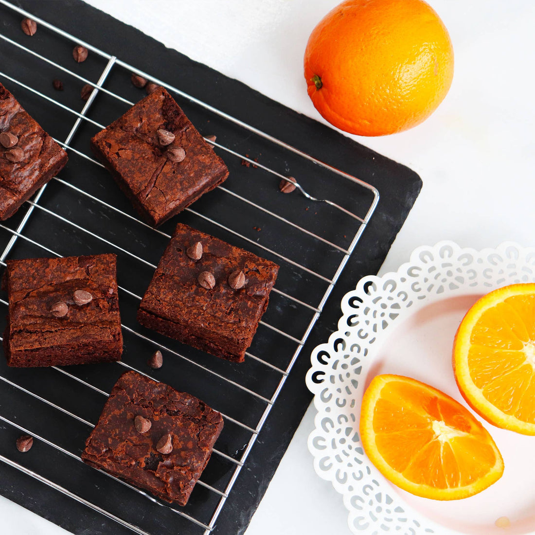 Chocolate Orange Brownie Baking Bottle – Easy Baking Mix
