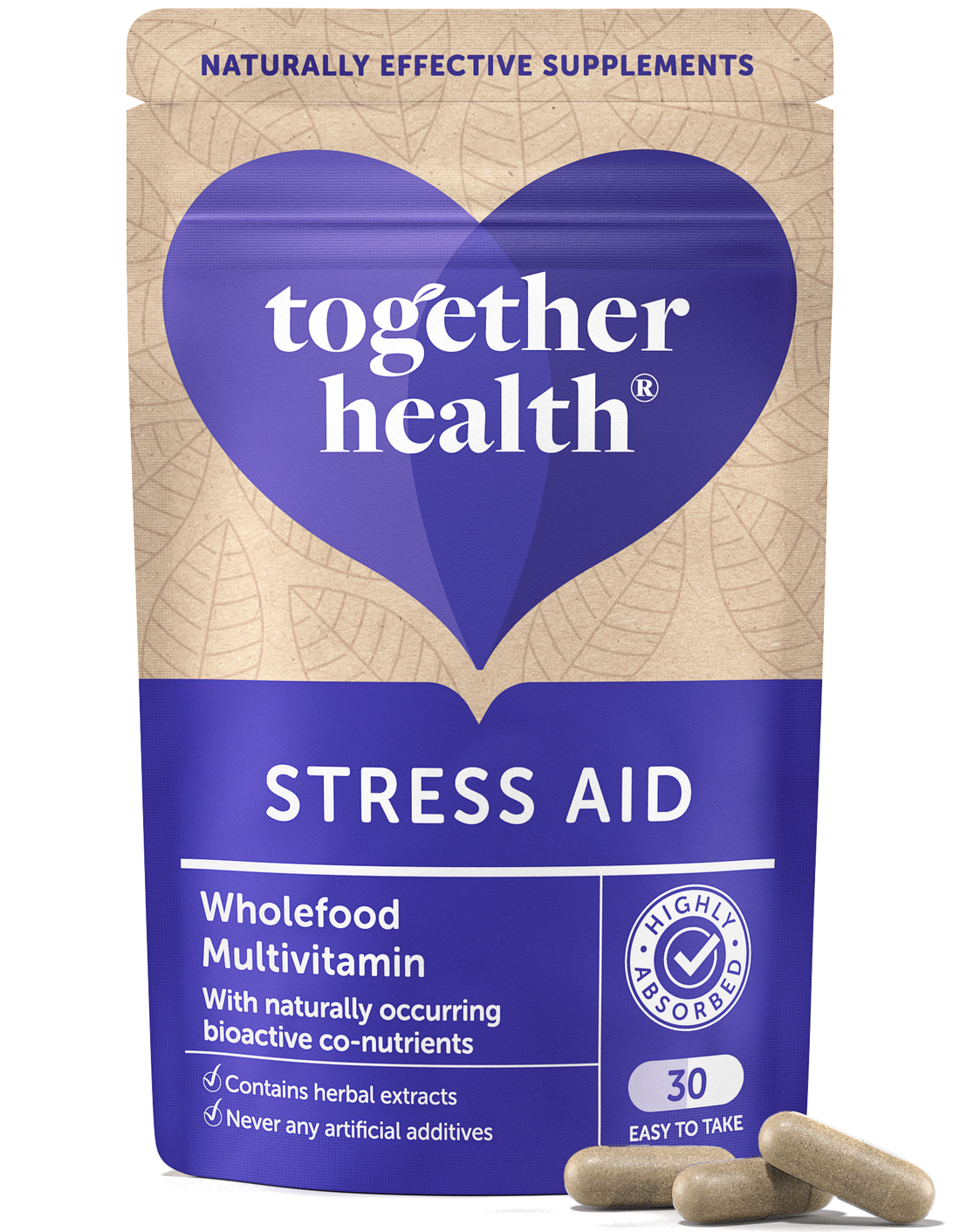 Stress Aid – Stress Supplement – 30 Capsules