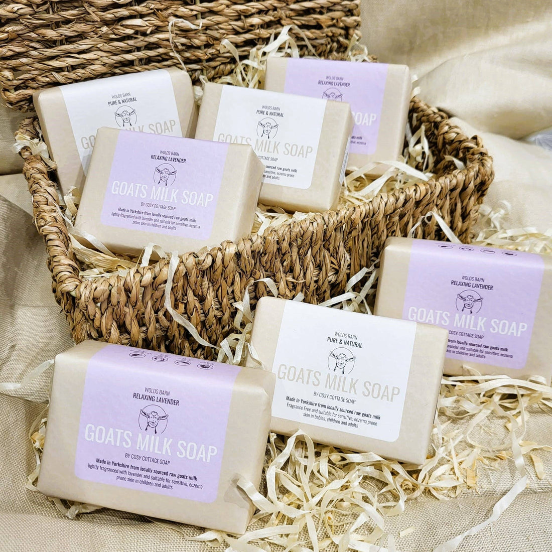 Goats Milk Soap – Natural Gentle Bars for Babies, Children & Adults