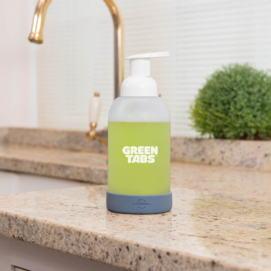 Foaming Hand Soap GreenTabs™ Starter Kit – Refillable Glass Bottle