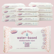 Kinder by Nature Water-Based Baby Wipes | 99% Water Biodegradable Baby Wipes | Sensitive & Eczema-Prone Skin