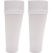 Sock Stack Adult Size White Football Leg Sleeve Socks Compression Over Shin Pads