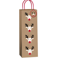 Festive Friends Christmas Gift Bags – Eco-Friendly FSC™ Kraft Packaging